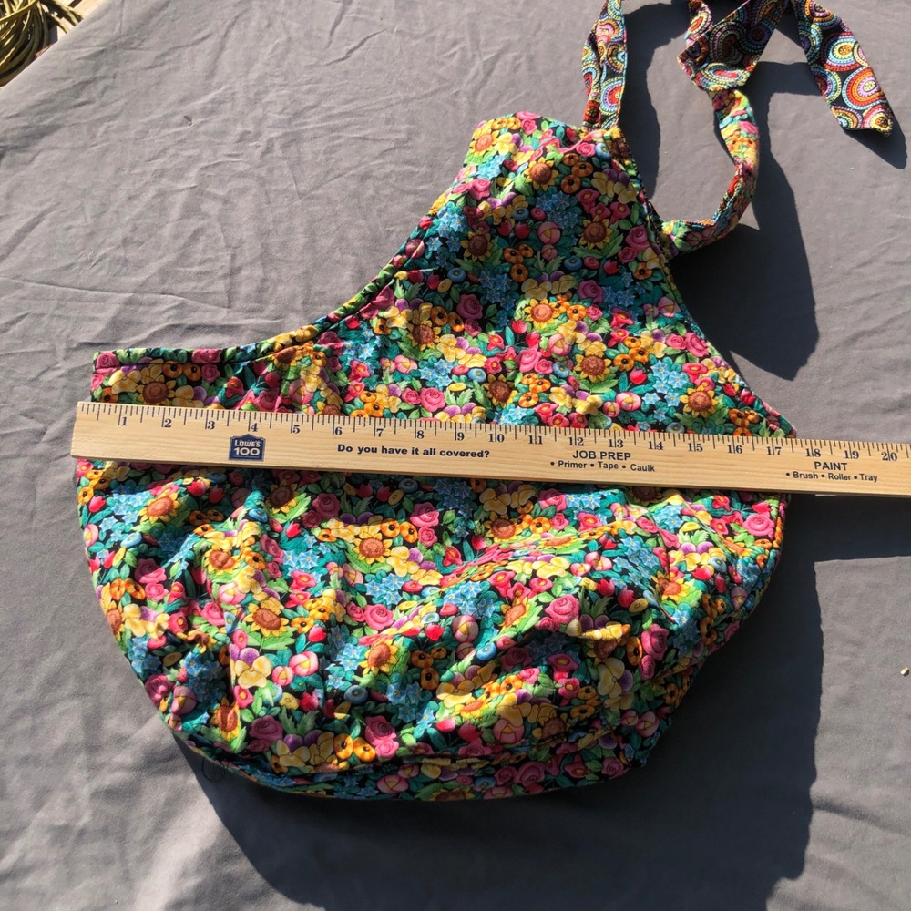 Floral‎ Hobo Bag Multicolor Reversible Shoulder Bag Hippie Bohemian Festival